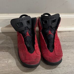Jordan Kids Sneakers Red and Black